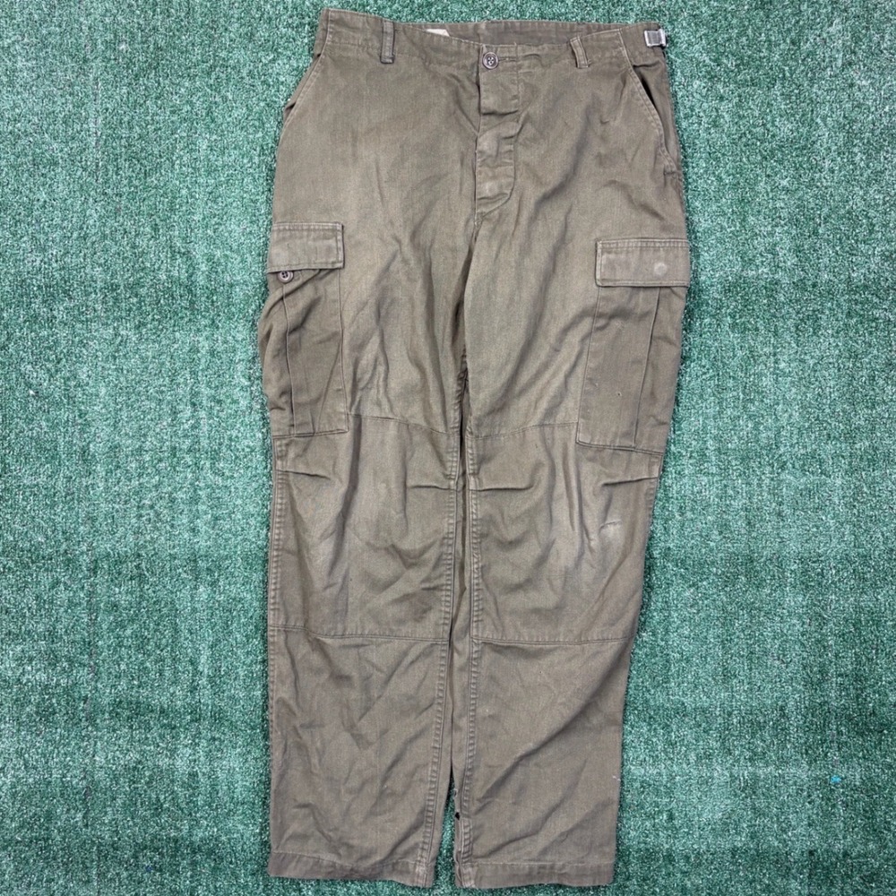 Vintage Military M-65 Field Cargo Pants Olive Green OG-107 Trousers
